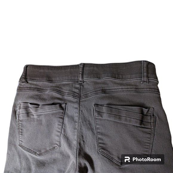 Democracy 2 Ab Technology Stretch Ankle Jeans Moonrock Beige Brown sz 2 - Picture 4 of 9